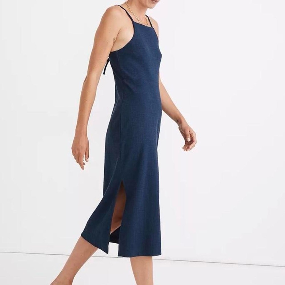 Madewell Knit Apron Cami Midi Dress